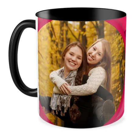 FOTO Kubek czarny 330ml dla DZIEWCZYNY